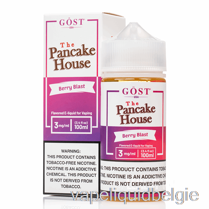 Vape België Berry Blast - Het Pannenkoekenhuis - Gost Vapor - 100ml 3mg